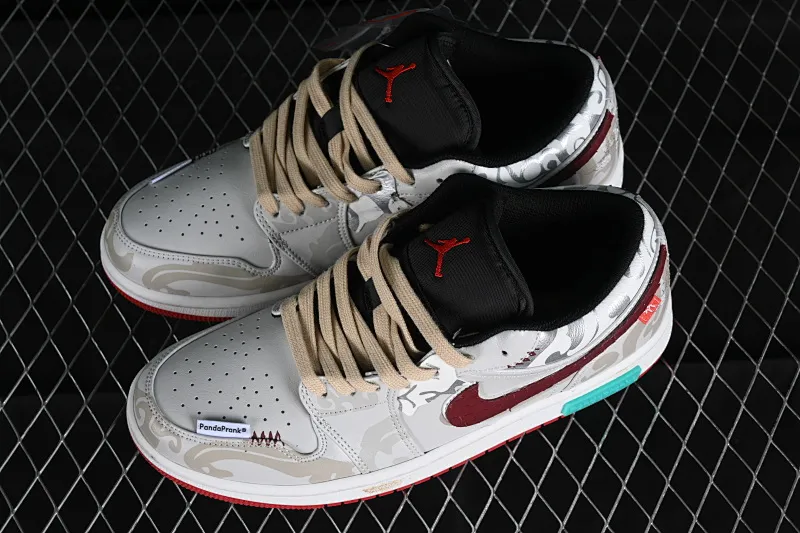 All categories Air Jordan Jordan series basketball shoes Air Jordan 1 Low Air Jordan 1 Low AJ1 Joe 1 CNY Year of the Dragon limited edition Youlong Zeling low-top cultural retro basketball shoes 553558-066